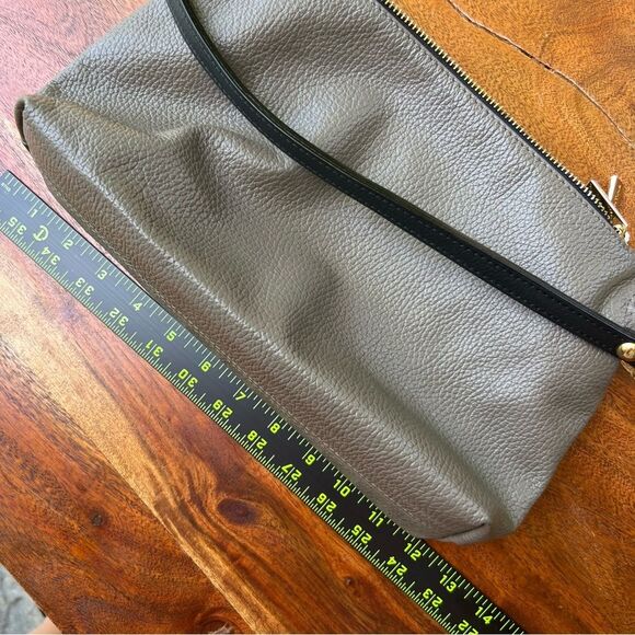 VALENTINA Vachetta Italian Small Leather Bag  Taupe Gold Hardware - Picture 15 of 15